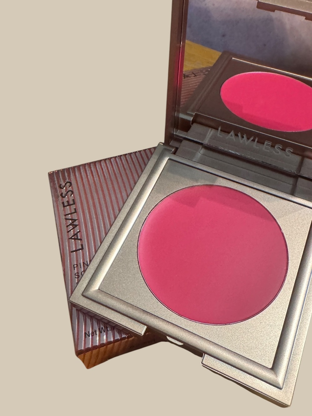 LAWLESS Pinch My Cheeks Cream Blush Valentine Pink with Box